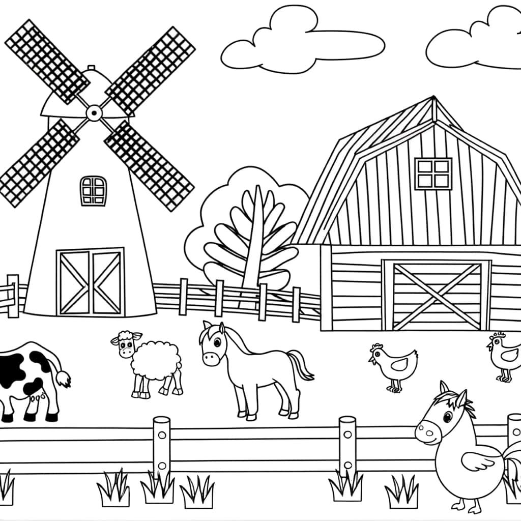 Scène de ferme