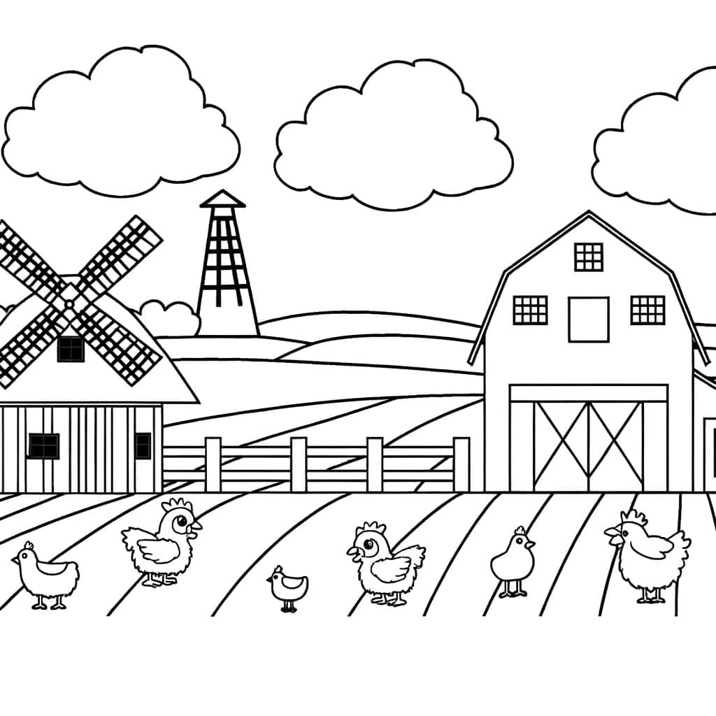Scène de ferme