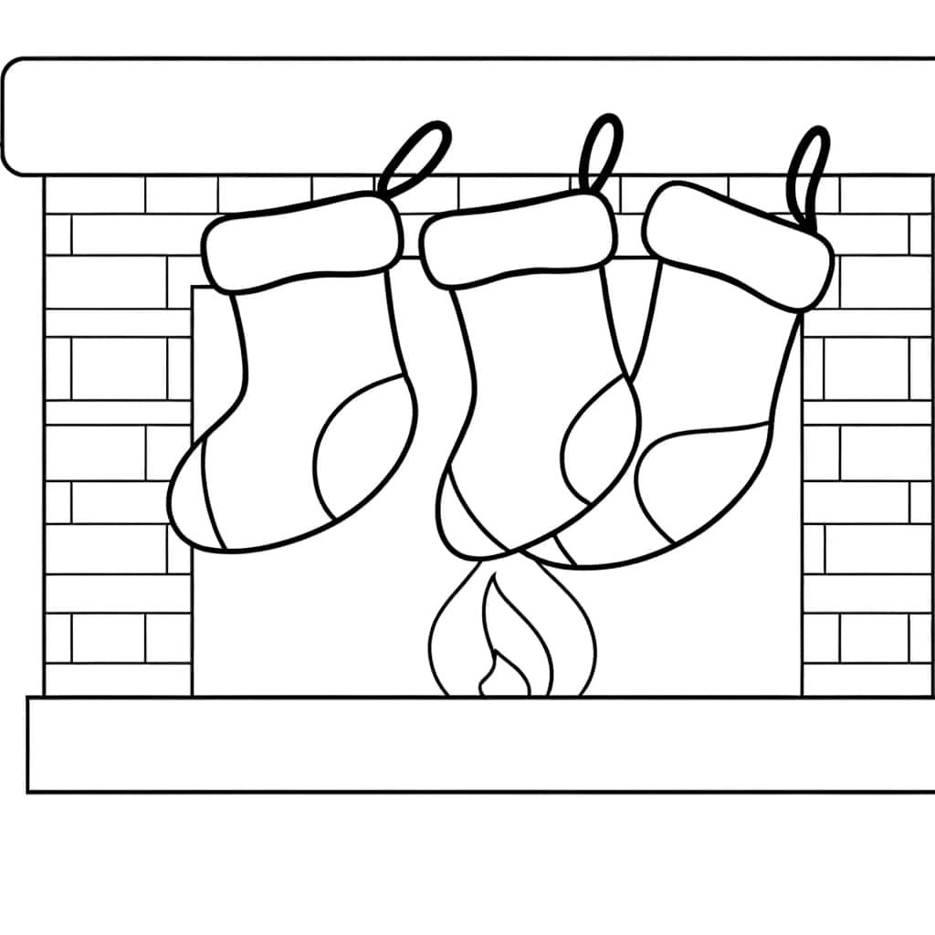 Trois chaussettes de Noël