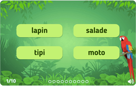 Trouve les mots niv 1 