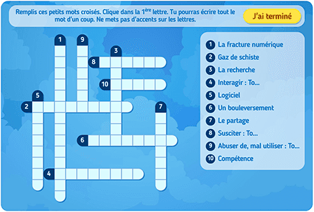 Useful Vocabulary of theme 1 (crosswords)
