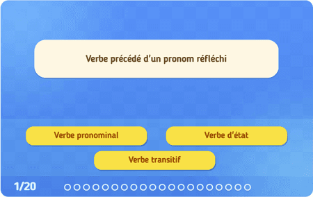Vocabulaire d'analyse grammaticale niv 1