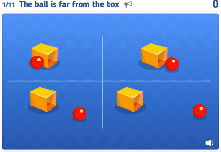 Where is the ball? 